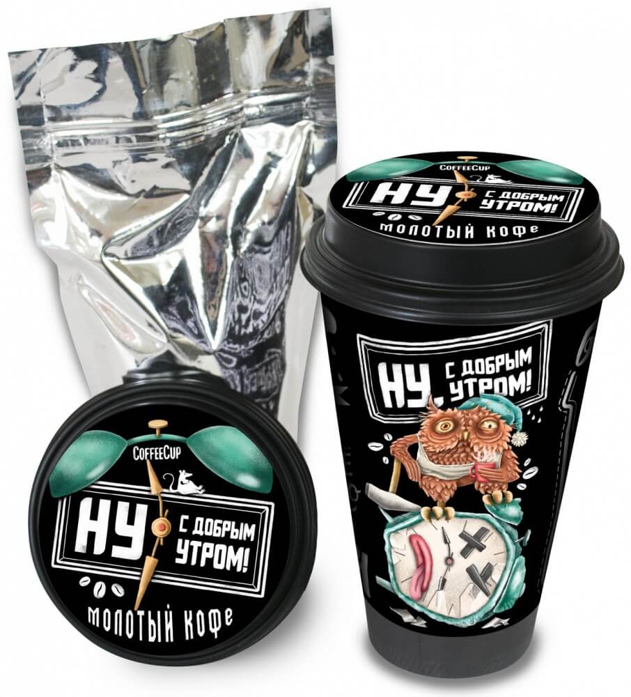 Кофе Chokocat CoffeeCup "С добрым утром", молотый, 100 гр