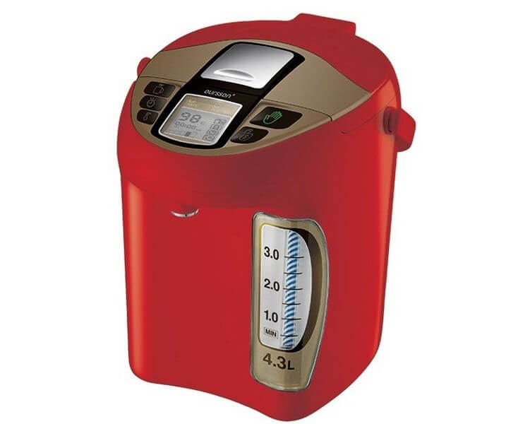 Термопот TP4310PD/RD, 4.3 л, красный, пластик/нержавеющая сталь, Oursson