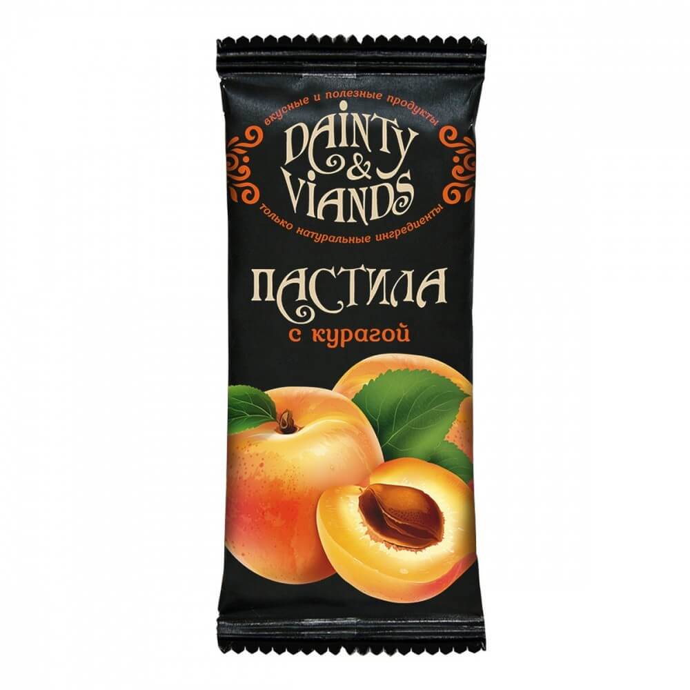 Батончик Dainty & Viands "Пастила с курагой", 40 гр