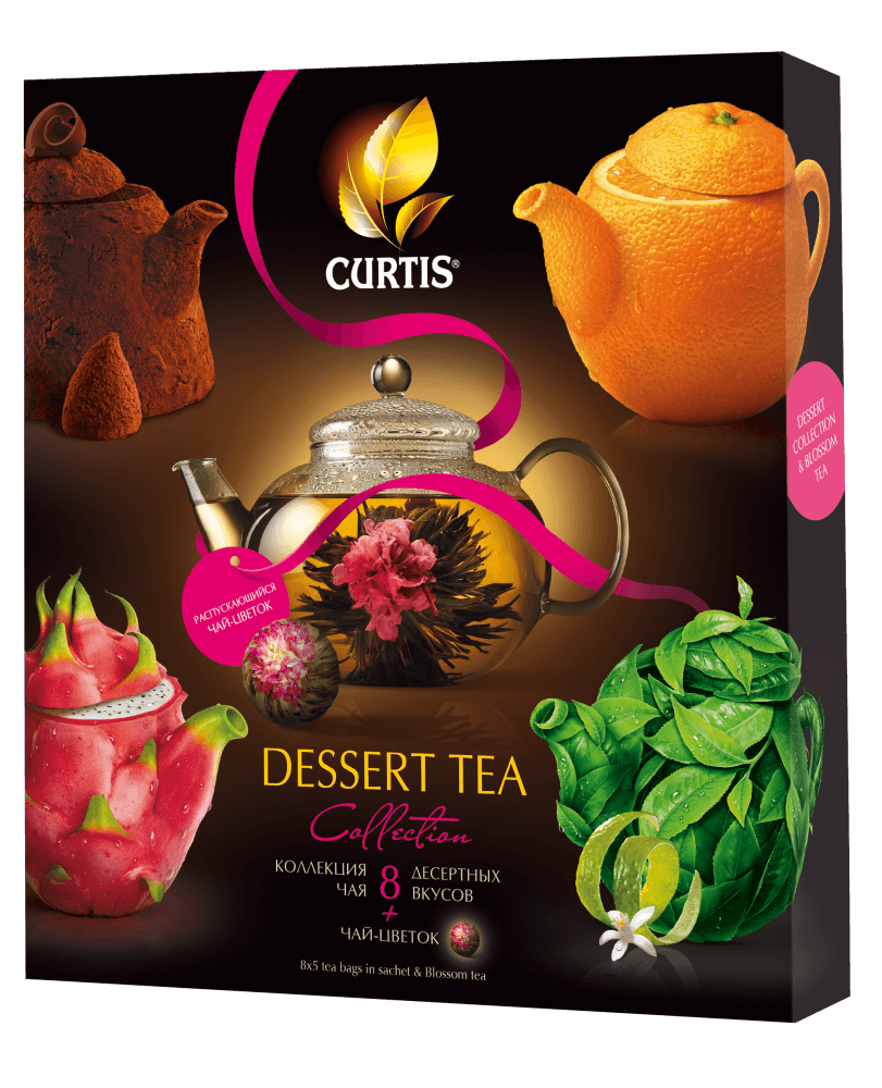 Curtis dessert tea collection. Чай Кертис набор ассорти. Чай ассорти в пакетиках Кертис. Чай Curtis Dessert Tea collection. Чай набор ассорти Куртис.