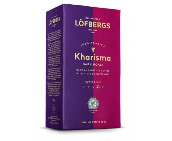 КОФЕ МОЛОТЫЙ KHARISMA, 500 Г, LOFBERGS