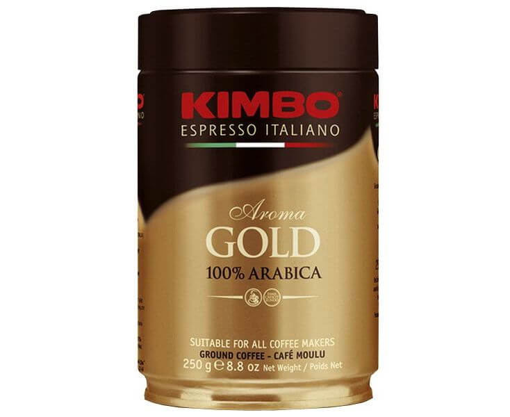 КОФЕ МОЛОТЫЙ GOLD ARABICA, 250 Г, Ж/Б, KIMBO