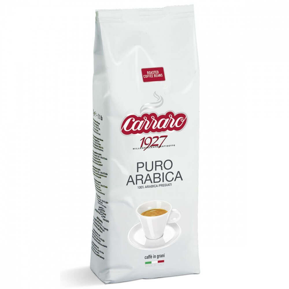Кофе Carraro "Puro arabica", в зернах, 500 гр