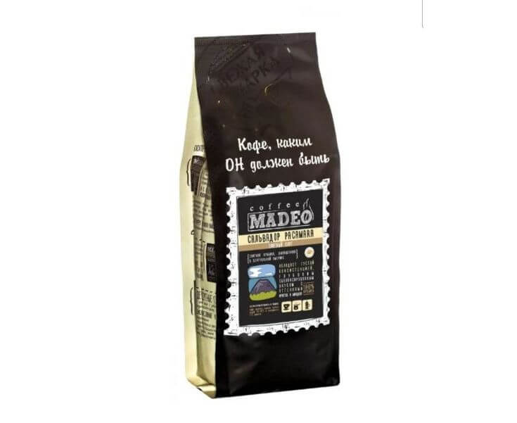 Кофе в зернах Сальвадор, 200 г, Madeo