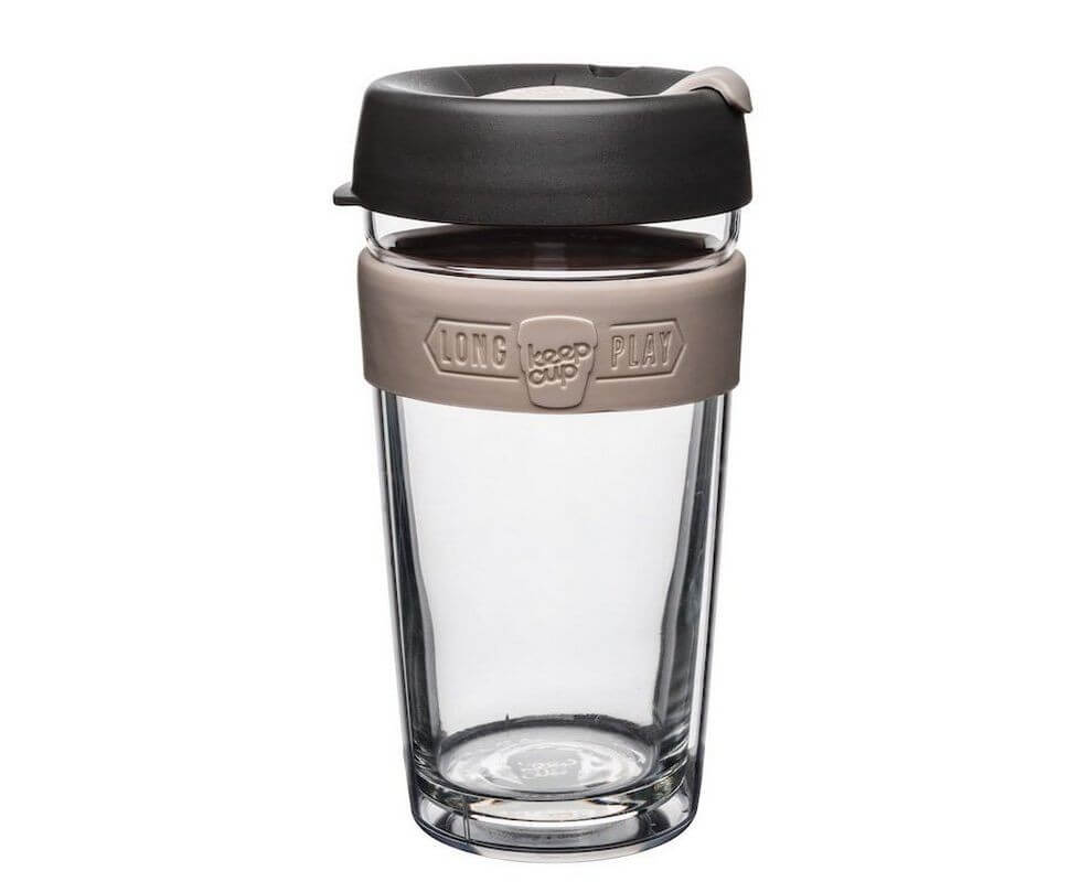 Кружка Longplay Chai, 454 мл, черная, стекло, KeepCup