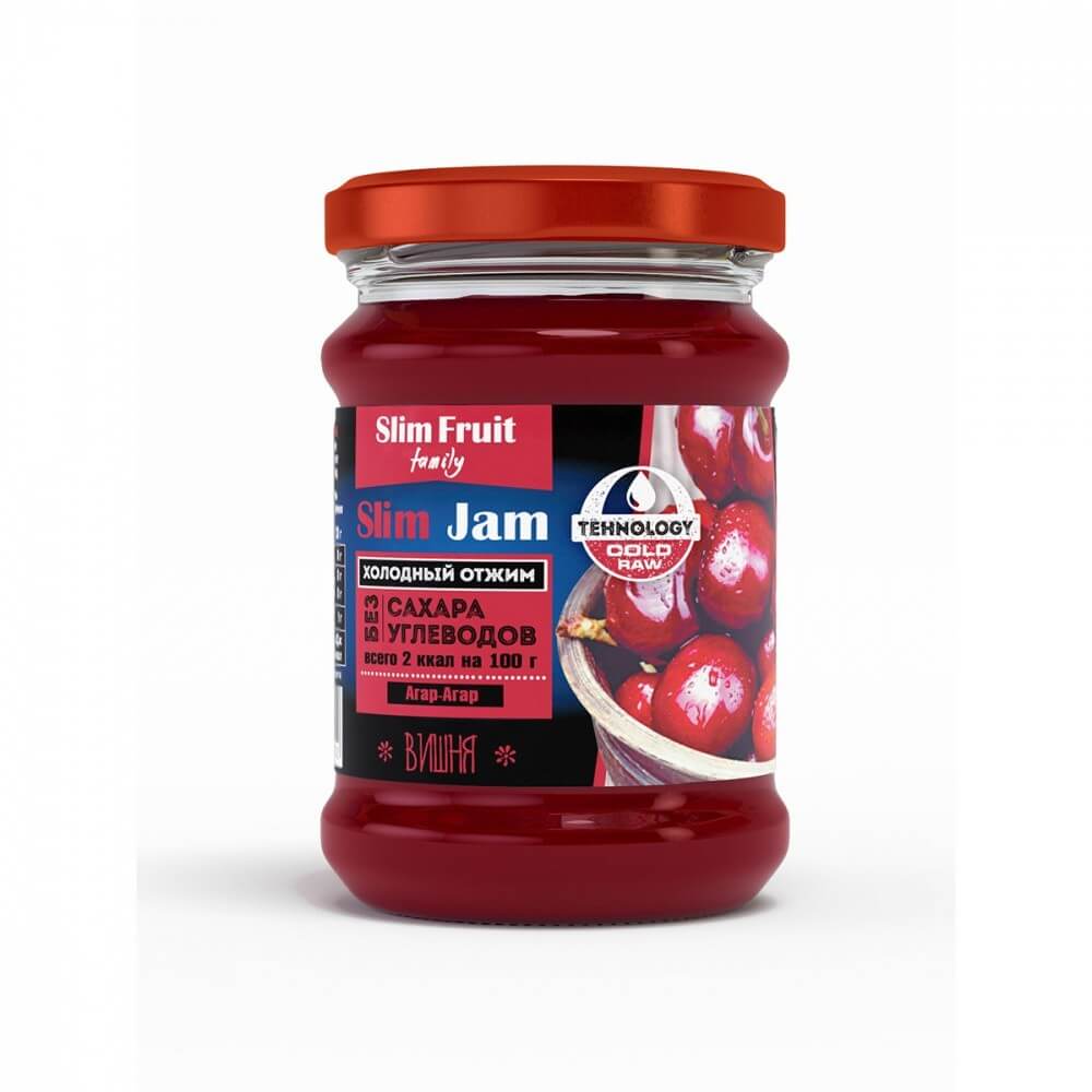 Низкокалорийный джем Slim Fruit "Slim Jam | Вишня", 250 мл