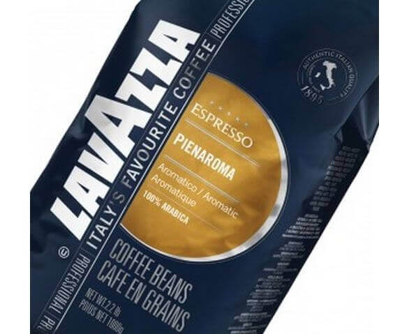 Кофе в зернах Pienaroma, пакет 1 кг, Lavazza