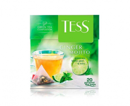 Чай зеленый Ginger Mojito, 20 пирамидок, Tess