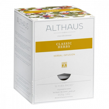 Чай Althaus "Classic Herbs", травяной, 15 пирамидок