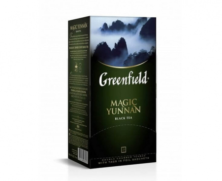 Чай черный Magic Yunnan, 25 пакетиков, Greenfield