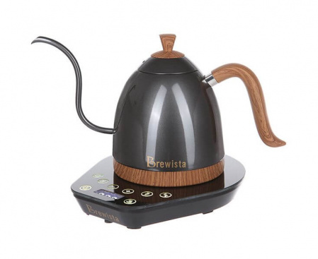 Чайник электрический Artisan Gooseneck Gunmetal Grey, 600 мл, стальной, Brewista