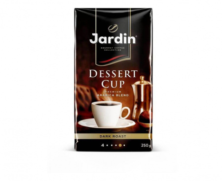 Кофе молотый Dessert Cup, вакуумный пакет 250 г, Jardin