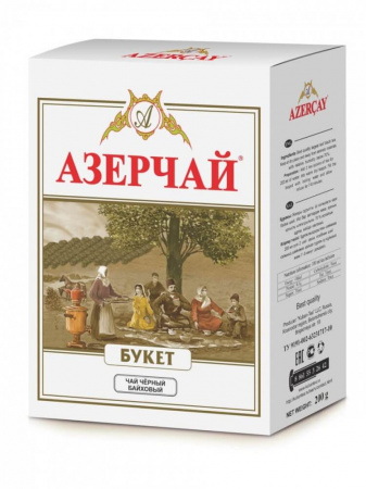 Чай Азерчай "Букет", черный листовой, 200 гр