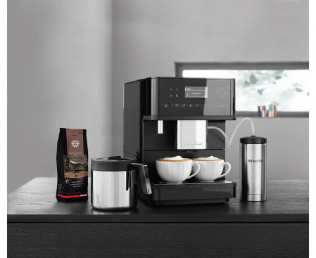 Кофемашина CM6350 черный обсидиан OBSW, Miele