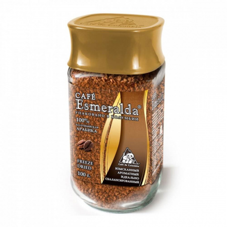 Кофе Cafe Esmeralda, сублимированный, 100 гр