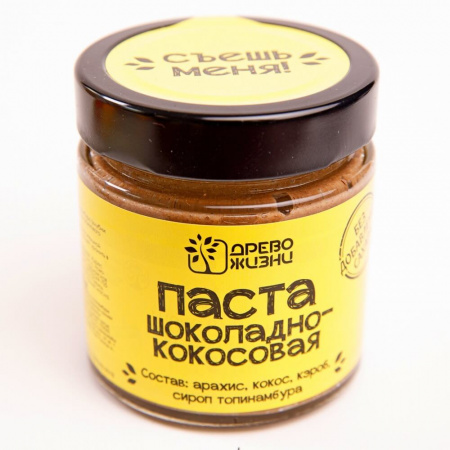 Паста Древо Жизни "Шоколадно-кокосовая", 200 гр