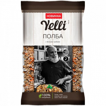 Полба Yelli "С белыми грибами", 110 гр