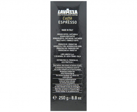 Молотый кофе Caffe Espresso, 250 г, Lavazza