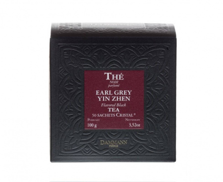Чай черный ароматизированный Earl Grey / Эрл Грей, картонная коробка 4 г х 50 шт., Dammann