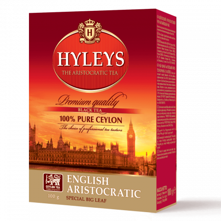 Чай Hyleys "Английский Аристократический", черный крупнолистовой, 100 гр