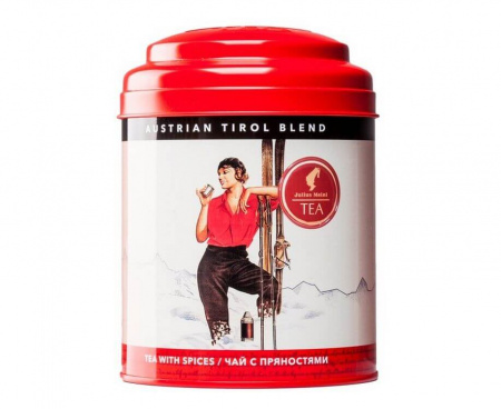Чай черный с пряностями Tirol Austrian Blend / Тирольский бленд, листовой, банка 100 ...