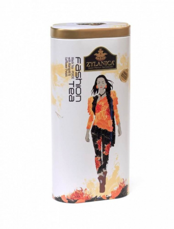 Чай Zylanica Fashion Tea, чёрный листовой с цветками календулы и сафлора, Pekoe, 100 гр