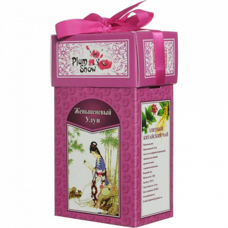 Чай Plum Snow "Женьшеневый Улун", листовой, 100 гр