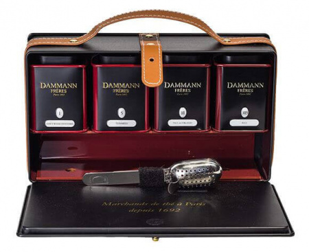 Подарочный набор "D-Case", жестяная коробка, Dammann