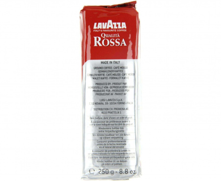 Молотый кофе Rossa, 250 г, Lavazza