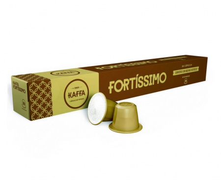 Кофе в капсулах Fortissimo, 10 шт. х 5.5 г, Kaffa