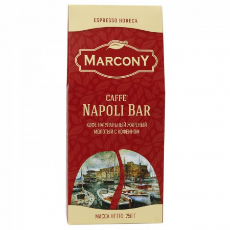 Кофе Marcony "Espresso Napoli Bar", молотый, 250 гр