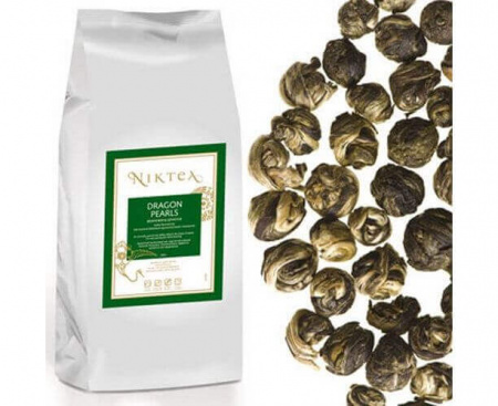 Чай зеленый Dragon Pearls (Жемчужины Дракона), 250 г, Niktea