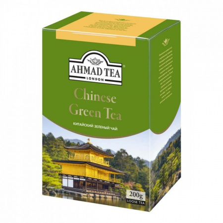 Чай Ahmad "Chinese Green Tea", зеленый листовой, 200 гр