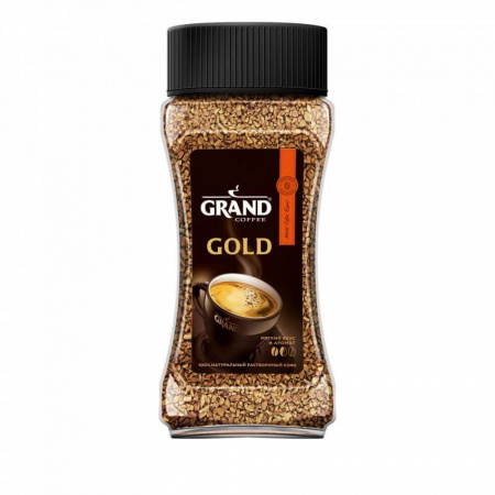 Кофе Grand "Gold", растворимый, 90 гр