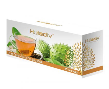 Чай черный Peko Soursop Black Tea, 25 пакетиков, Heladiv