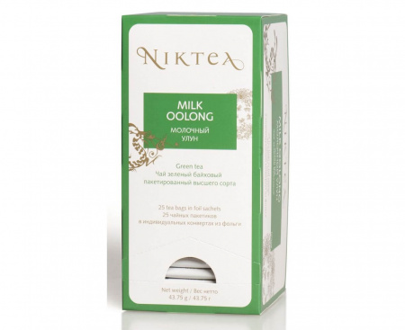 Чай Milk Oolong (Молочный Улун), 25 пак., Niktea