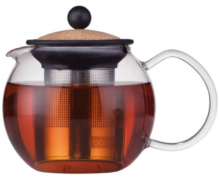 Чайник заварочный ASSAM с фильтром, 0.5 л, пробковый, Bodum