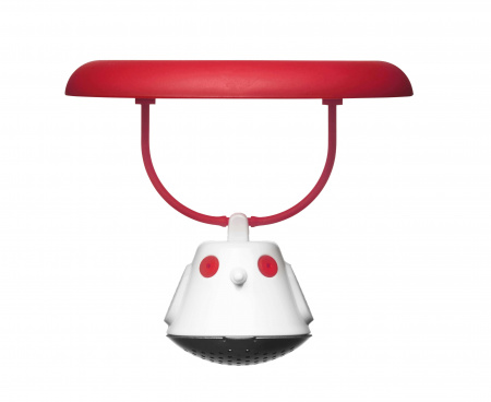 Емкость для заваривания чая с крышкой Birdie Swing, красная, QDO