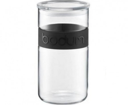Банка для хранения Presso, 2 л, черная, Bodum