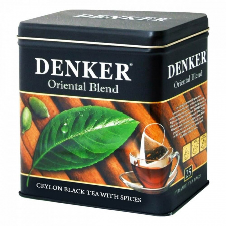 Чай Denker "Oriental Blend", черный с добавками, 25 пирамидок
