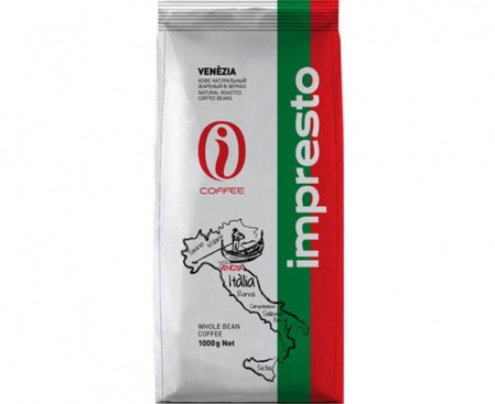 Кофе в зернах Venezia, 1 кг, Impresto