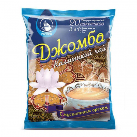 Чай  Avatico "Джомба Калмыцкий, с мускатным орехом", 3 в 1, 20 сашетов