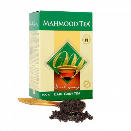 Чай Mahmood "Earl Grey", черный листовой, с добавками, 100 гр