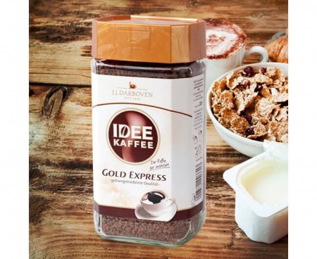 Кофе растворимый сублимированный Gold-Express, 200 г, IDEE KAFFEE