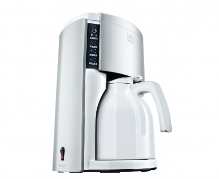 Кофеварка капельная Look III Therm De Lux, серебристо-белая, Melitta