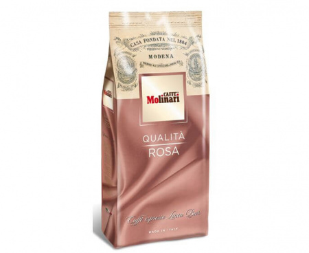 Кофе в зернах Rosa, 95% арабика/5% робуста, пакет 1 кг, Molinari