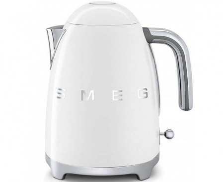 Чайник KLF01WHEU, 1.7 л, белый, нержавеющая сталь, серия Стиль 50-х г.г., Smeg