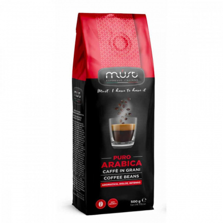 Кофе Must "Purо arabica", в зернах, 500 гр