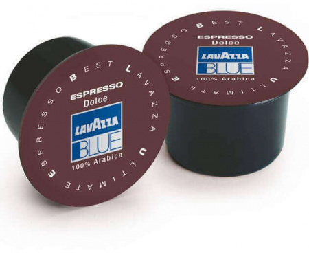 Кофе молотый в капсулах BLUE Espresso Dolce, Lavazza