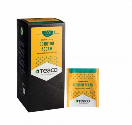 Чай Teaco "Золотой Ассам", чёрный, 30 пакетиков